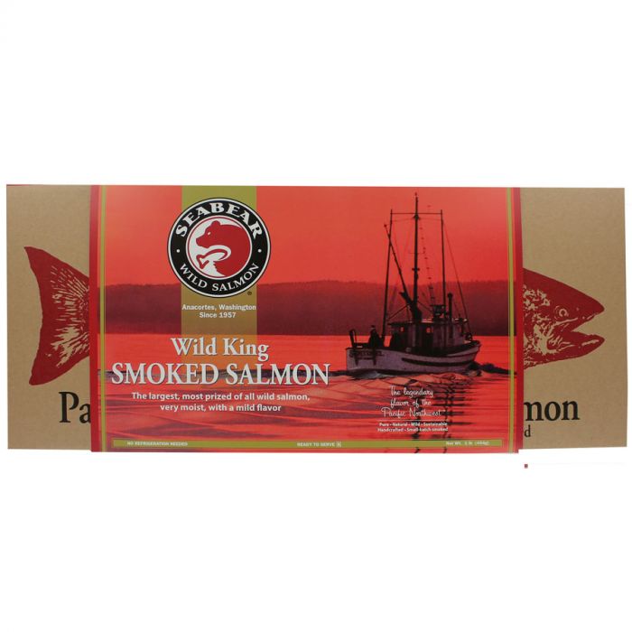 SeaBear Wild King Smoked Salmon 6 oz.