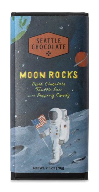 Seattle Chocolates Moon Rocks Truffle Bar 2.5oz