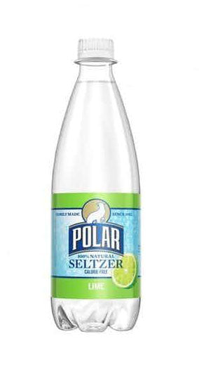 Polar Springs Lime Seltzer 20 oz.