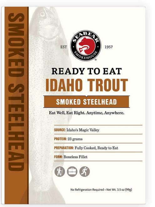Seabear Ready to Eat Idaho Steelhead Trout 3.5oz