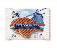 the Old Mill Stroopwafels Wafers 2 Pack 2.25oz