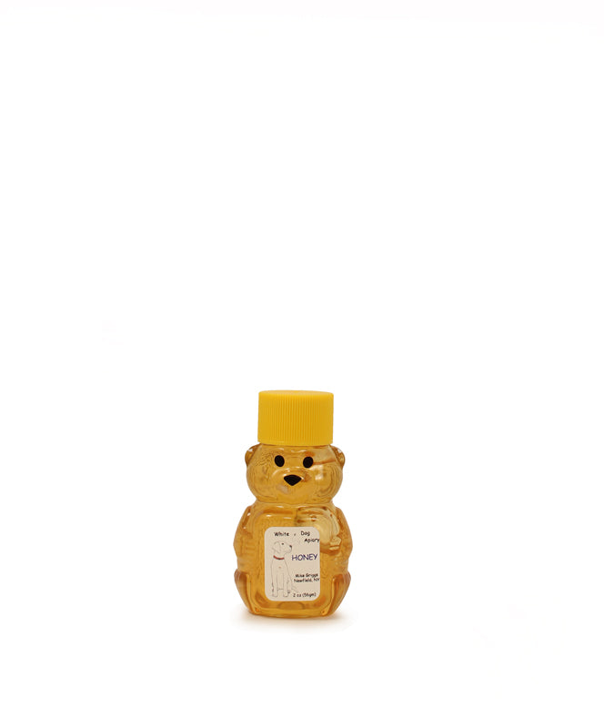 WHITE DOG APIARY 2oz Mini Honey Bears